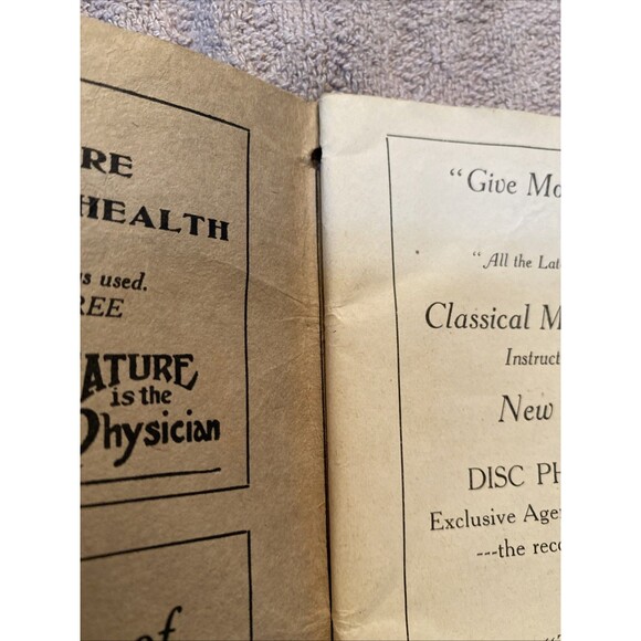 Everybody Sing Antique Hymn Book And Advertisements Valley City, ND 1923 - Picture 5 of 13